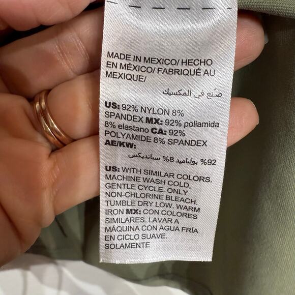 Chico's Green Sleeveless Fitted Cami Sz 2/L - Picture 6 of 12